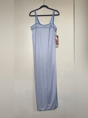 Diane Von Furstenberg Pale Blue Long Slip